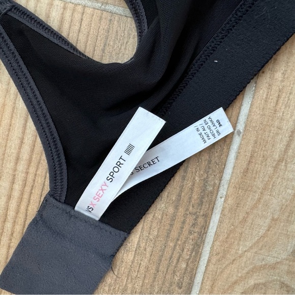VS X Sexy Sport Black & Gray Sports Bra Sz. 34D - Picture 7 of 7